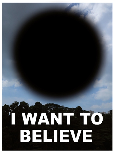 Heman Chong: I Want To Believe, 2016.