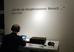 Hans Otte, Exhibition view, 2007