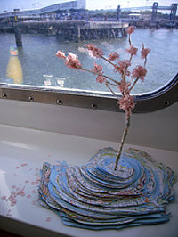 Ø - Cherry Blossom Island Tree (video) book by Sarah Bodman and Tom Sowden, Running time 4:47, online at: http://www.bookarts.uwe.ac.uk/cherry1.htm or on Youtube: http://www.youtube.com/watch?v=FlPHbK0qz4E ©CFPR
