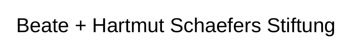 schaefers stiftung